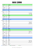 calendrier mai 2086 au format portrait pour prendre des notes