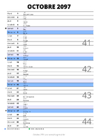 calendrier octobre 2097 au format portrait pour prendre des notes