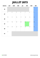 calendrier juillet 2073 calendrier juillet 2073 format portrait