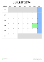 calendrier juillet 2074 calendrier juillet 2074 format portrait