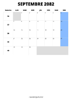 calendrier septembre 2082 calendrier septembre 2082 format portrait