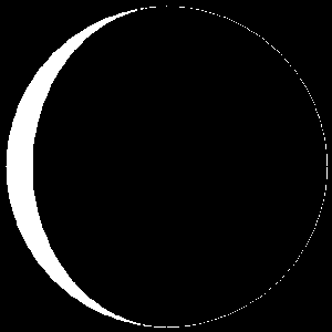 forme de la lune aujourd'hui